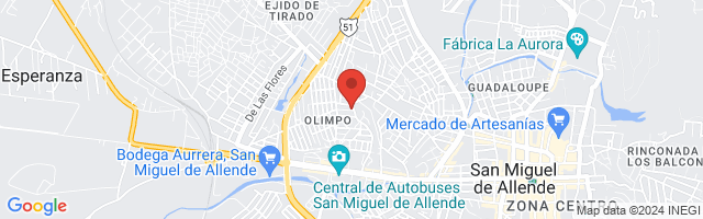 Property 2718 Map in San Miguel de Allende