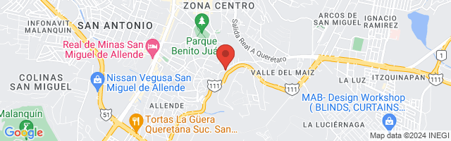 Property 2725 Map in San Miguel de Allende