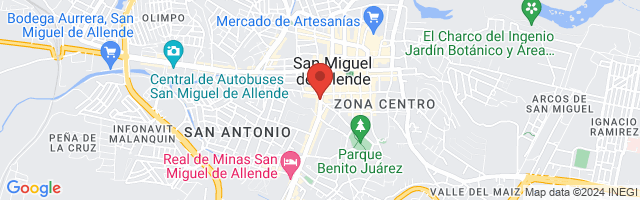Property 2753 Map in San Miguel de Allende