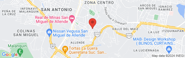 Property 2800 Map in San Miguel de Allende