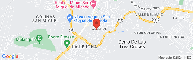 Property 2809 Map in San Miguel de Allende