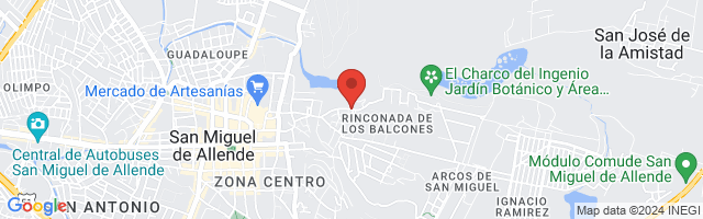 Property 2820 Map in San Miguel de Allende