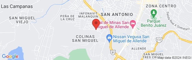 Property 2829 Map in San Miguel de Allende