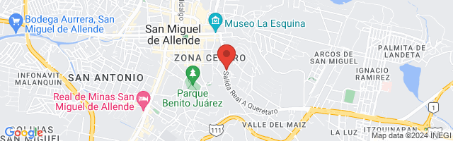 Property 2833 Map in San Miguel de Allende