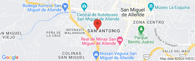 Property 2841 Map in San Miguel de Allende