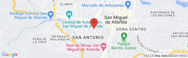 Property 2855 Map in San Miguel de Allende