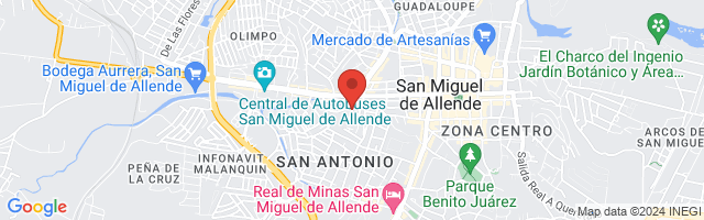 Property 2860 Map in San Miguel de Allende