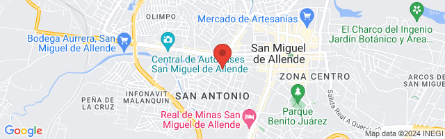 Property 2865 Map in San Miguel de Allende
