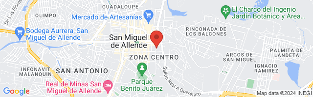Property 2867 Map in San Miguel de Allende
