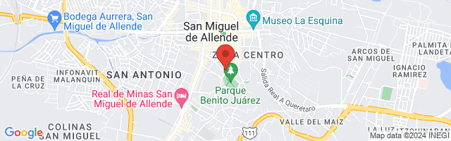 Property 2868 Map in San Miguel de Allende