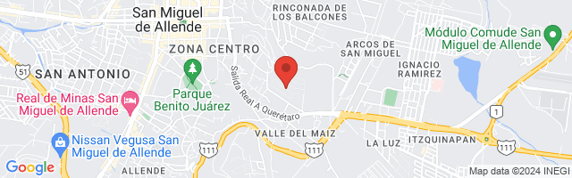 Property 2885 Map in San Miguel de Allende