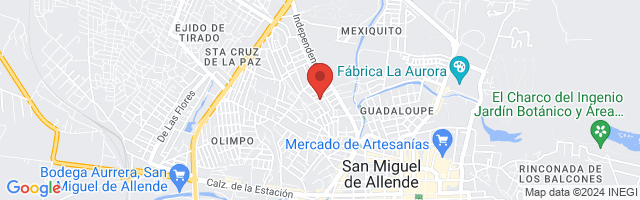 Property 2886 Map in San Miguel de Allende