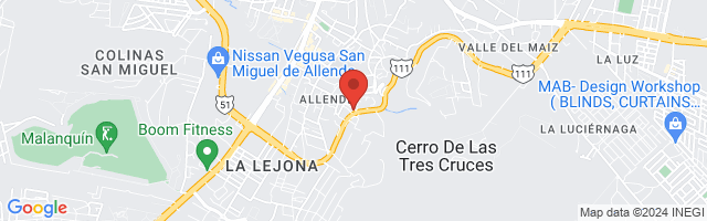 Property 2916 Map in San Miguel de Allende