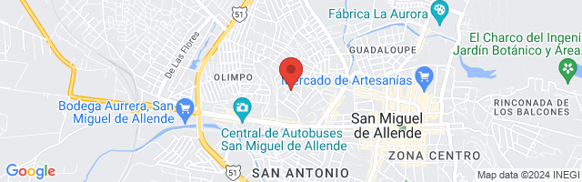 Property 2917 Map in San Miguel de Allende