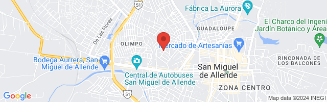 Property 2918 Map in San Miguel de Allende