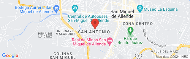 Property 2926 Map in San Miguel de Allende