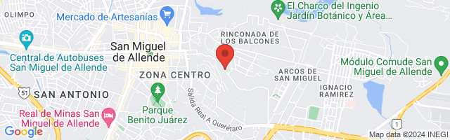 Property 2935 Map in San Miguel de Allende