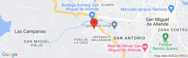 Property 2936 Map in San Miguel de Allende