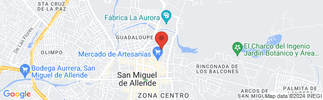 Property 2942 Map in San Miguel de Allende