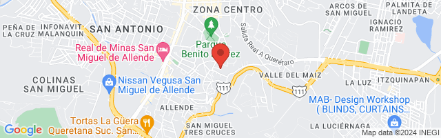 Property 2961 Map in San Miguel de Allende
