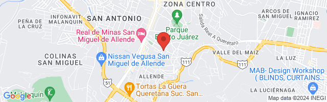Property 2981 Map in San Miguel de Allende