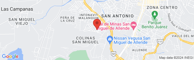 Property 3040 Map in San Miguel de Allende