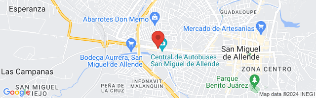 Property 3070 Map in San Miguel de Allende