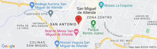 Property 1317 Map in San Miguel de Allende