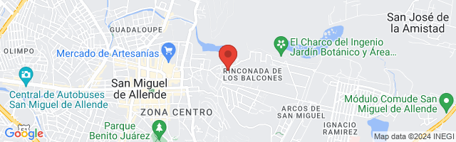 Property 1322 Map in San Miguel de Allende