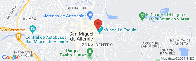 Property 1344 Map in San Miguel de Allende