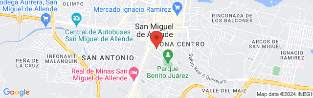 Property 1772 Map in San Miguel de Allende