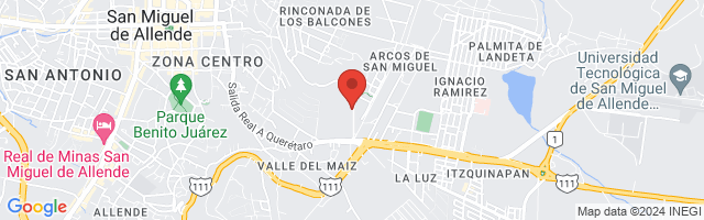 Property 1784 Map in San Miguel de Allende