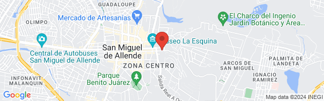 Property 1812 Map in San Miguel de Allende