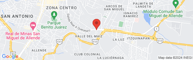 Property 1823 Map in San Miguel de Allende