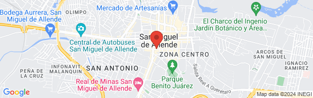 Property 1846 Map in San Miguel de Allende