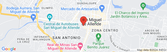 Property 1850 Map in San Miguel de Allende