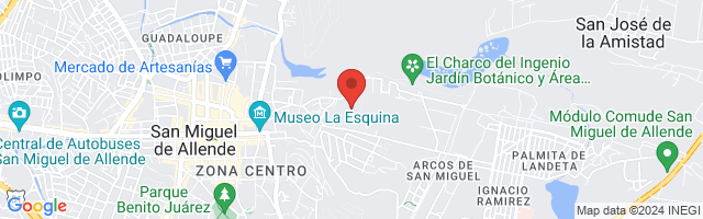 Property 2085 Map in San Miguel de Allende