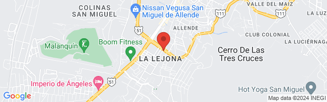 Property 2145 Map in San Miguel de Allende