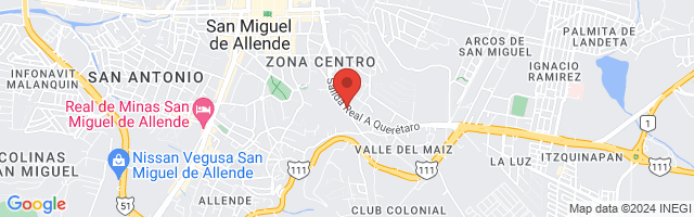 Property 2151 Map in San Miguel de Allende