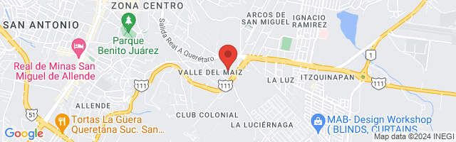 Property 2178 Map in San Miguel de Allende