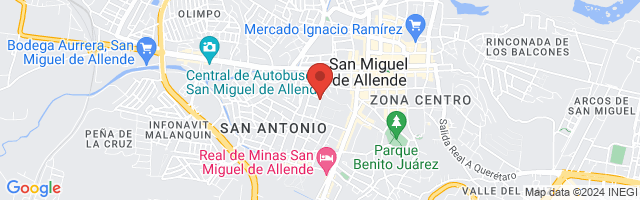 Property 2232 Map in San Miguel de Allende