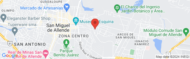 Property 2251 Map in San Miguel de Allende