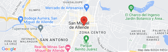 Property 2252 Map in San Miguel de Allende
