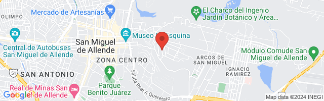 Property 2287 Map in San Miguel de Allende