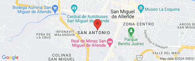 Property 2303 Map in San Miguel de Allende