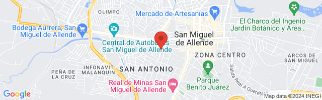Property 2322 Map in San Miguel de Allende