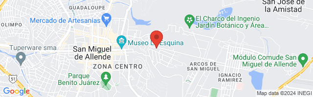 Property 2326 Map in San Miguel de Allende