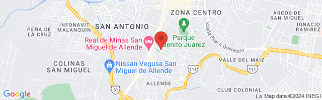 Property 2346 Map in San Miguel de Allende