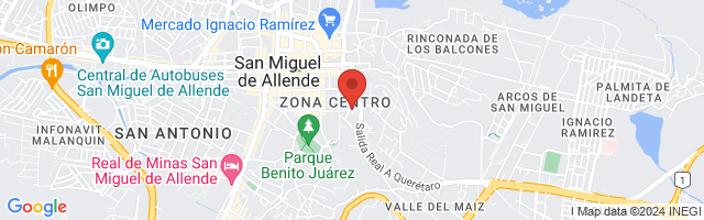 Property 2364 Map in San Miguel de Allende