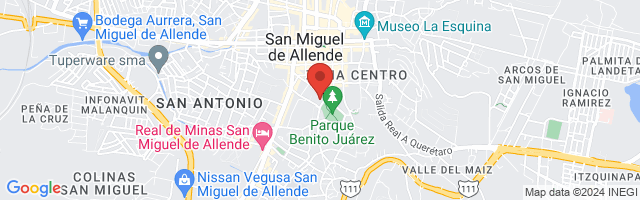 Property 2367 Map in San Miguel de Allende